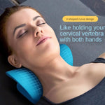 Carregar imagem no visualizador da galeria, Neck Shoulder Stretcher Relaxer Massage Pillow Cervical Chiropractic Traction Device for Pain Relief Cervical Spine Alignment
